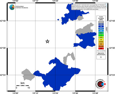 Mappa EMS - territori comuni