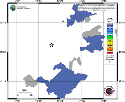 Mappa MCS - territori comuni