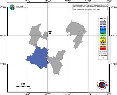 Mappa MCS - territori comuni