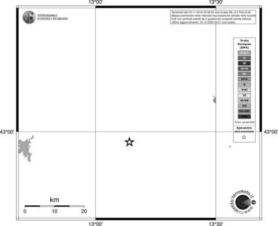 Mappa EMS - territori località
