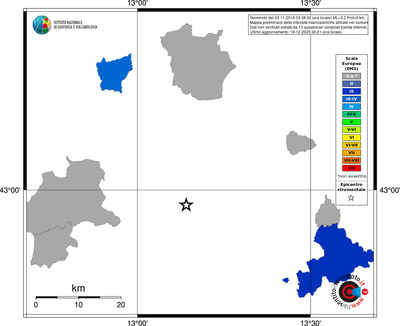 Mappa EMS - territori comuni