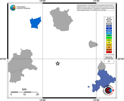 Mappa MCS - territori comuni