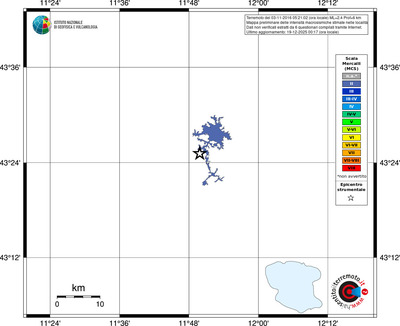 Mappa MCS - territori località