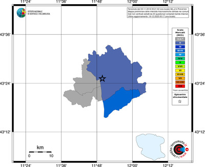 Mappa MCS - territori comuni