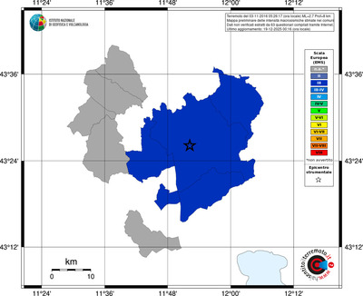 Mappa EMS - territori comuni