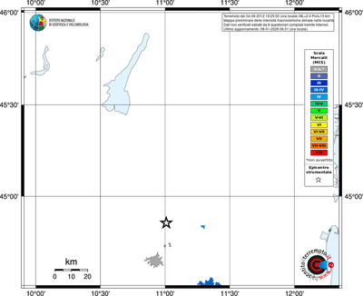 Mappa MCS - territori località