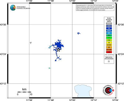 Mappa EMS - territori località