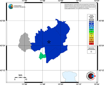 Mappa EMS - territori comuni