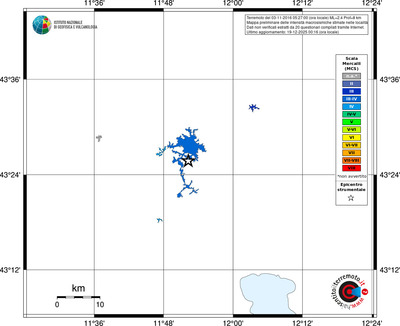 Mappa MCS - territori località