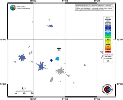 Mappa MCS - territori località