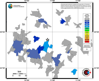 Mappa MCS - territori comuni
