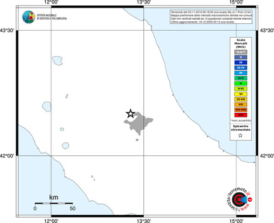 Mappa MCS - territori comuni