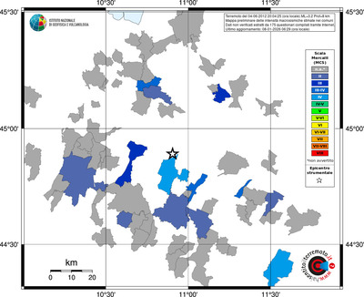 Mappa MCS - territori comuni
