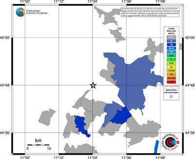 Mappa MCS - territori comuni
