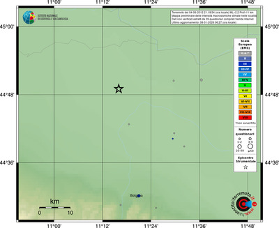 Mappa EMS - località