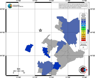 Mappa MCS - territori comuni