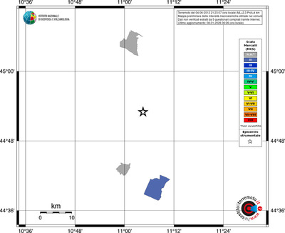 Mappa MCS - territori comuni