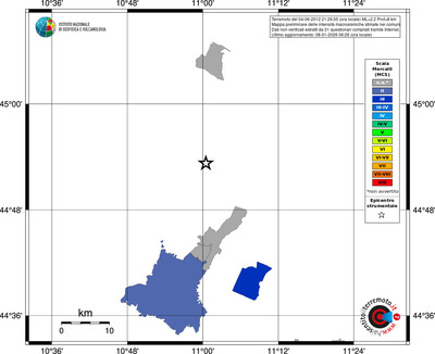 Mappa MCS - territori comuni