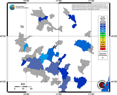 Mappa MCS - territori comuni