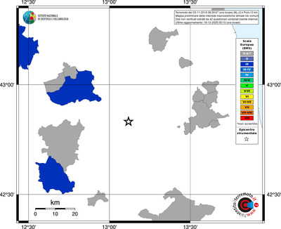 Mappa EMS - territori comuni