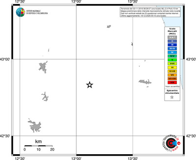 Mappa MCS - territori località