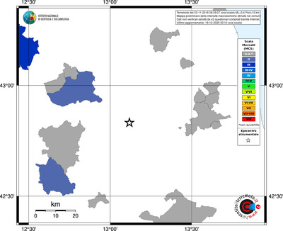 Mappa MCS - territori comuni