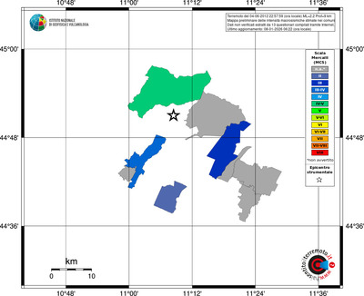 Mappa MCS - territori comuni