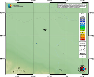 Mappa MCS - località