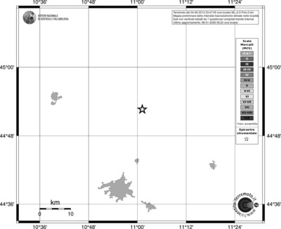 Mappa MCS - territori località