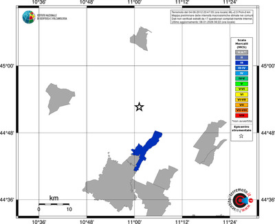 Mappa MCS - territori comuni