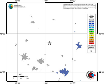Mappa MCS - territori località