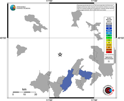 Mappa MCS - territori comuni