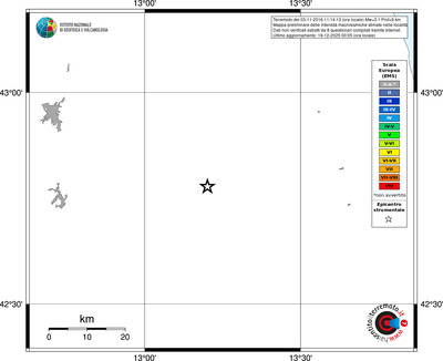 Mappa EMS - territori località