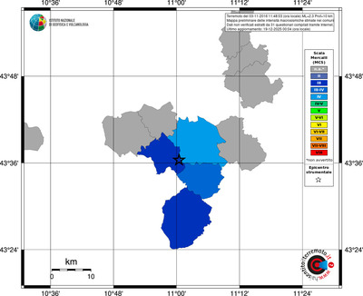 Mappa MCS - territori comuni