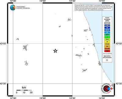 Mappa EMS - territori località