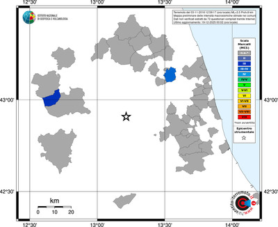Mappa MCS - territori comuni