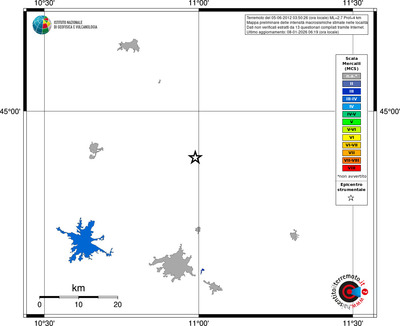 Mappa MCS - territori località