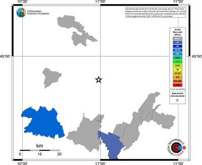 Mappa MCS - territori comuni