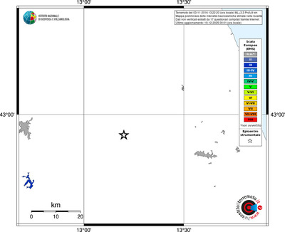 Mappa EMS - territori località