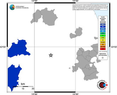 Mappa EMS - territori comuni