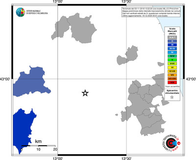 Mappa MCS - territori comuni