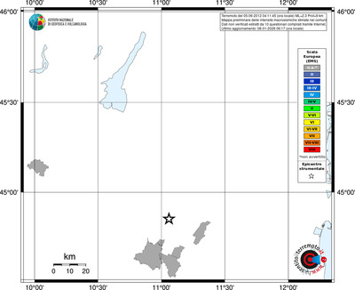 Mappa EMS - territori comuni