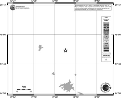 Mappa EMS - territori località