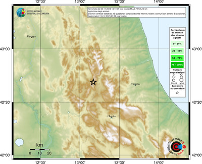 Mappa comuni con almeno 3 questionari