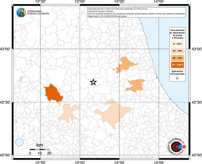 Mappa territorio comunale con almeno 3 questionari
