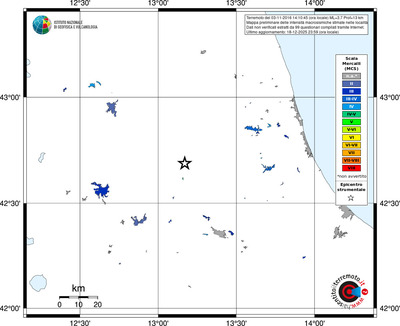 Mappa MCS - territori località