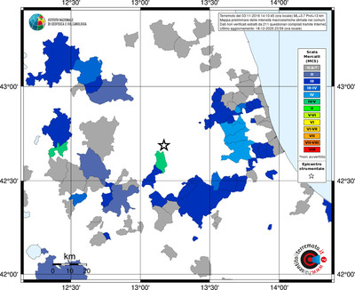 Mappa MCS - territori comuni