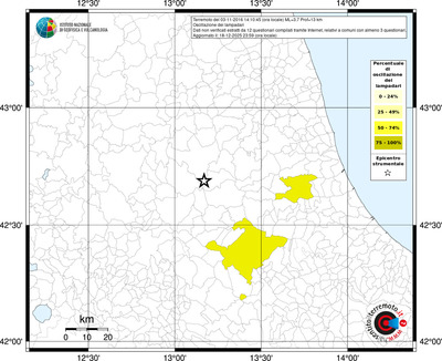 Mappa territorio comunale con almeno 3 questionari
