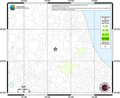 Mappa territorio comunale con almeno 3 questionari