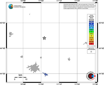 Mappa MCS - territori località